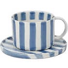 Olsson & Jensen Monica kopp med fat randig