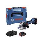 Bosch GWS 18V-8 Professional (2x5,0Ah) + L-Boxx 136