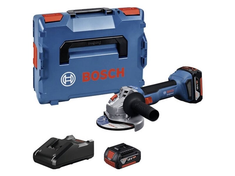 Bosch GWS 18V-8 Professional (2x5,0Ah) + L-Boxx 136